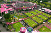 Evian: revamps Wimbledon site