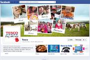 Tesco: runs crowdsourcing campaigns on Facebook page 