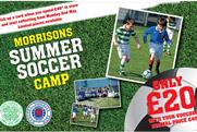 Morrisons sponsor Soccer Camp in Scotland