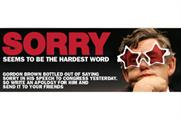 Tories spoof Brown's speech to Congress