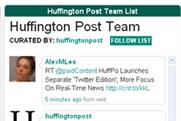 Huffington Post: unveils new Twitter edition