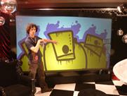 Lumacoustics provided a graffiti wall at the MTV Awards in Berlin