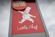 Little Chef: new lower-case lettering for logo