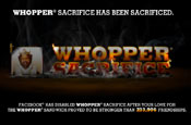 Burger King: ends Facebook campaign