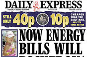 Daily Express: attacks Mail over price rise
