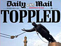 Daily Mail: front cover of fall of Saddam Hussein