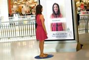 The screens will be launched in UK shopping centres