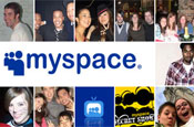 MySpace: links to Twitter