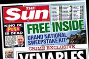 The Sun: gives away free national sweepstake kit