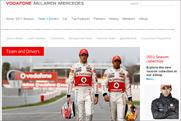 McLaren F1: re-launching website
