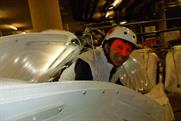 Free as a bird: Stuart Newman before the Olympics Opening Ceremony 