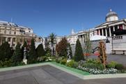 Picture gallery: St George's Day garden at Trafalgar Square