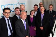 YouView: Lord Sugar, chairman, with the joint partners in the venture