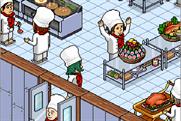 Habbo: social network's kitchen theme