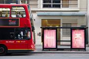 Buzz: advertised outside Harrods in Knightsbridge