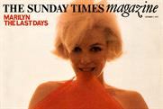 Marilyn Monroe: on the cover of The Sunday Times magazine, 7 October 1973