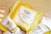 Simple skincare range