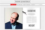 Think Quarterly: a spread from Google's new business magazine 