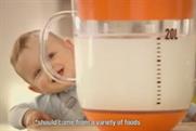 Cow and Gate: 'growing-up milk' TV campaign