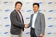 Jamie Oliver: secures deal with Samsung