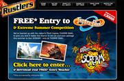 Rustlers supports SunSCREAM event at Thorpe Park