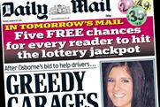 The Daily Mail: promotes The Lottery