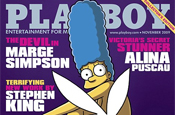 Playboy: November cover star Marge Simpson