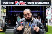 Chabuddy G practises selfie game for Pepsi Max