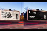Rebel Kitchen tells Trump to ‘F Off’ in outdoor ads