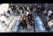 The Corner: agency gathered on office roof for re-indepdence day photoshoot