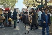 Eurostar: ads feature a travelling ostrich