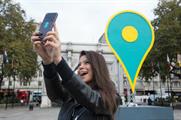 Behind the scenes: EE's giant pin at Marble Arch