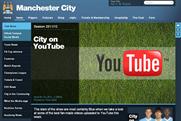 Manchester City: pushes YouTube content
