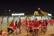 McDonald's: cycling Santas star in fast-food giant's festive ad campaign
