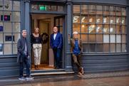 Electric Glue (from left to right): Simon Orpin, Pippa Glucklich, Kevin Brown and and Sir John Hegarty