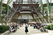 Chanel's 'Eiffel Tower' set at the Grand Palais in Paris