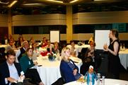 Positive Impact's Fiona Pelham leads a session on education and sustainability 