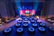 The space can be transformed into a split-level flat floor venue for corporate events