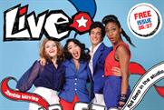 Live: magazine will take ads from November