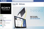 Sony UK: hires Cake to manage Facebook profile