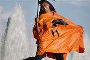 V V Brown designer poncho