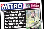 Metro: to publish weekend editions during the Olympic and Paralympic games