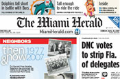 Miami Herald: fall in second quarter ad revenues