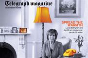 Age UK: Lynda Bellingham features on Telegraph magazine's thermal cover wrap  