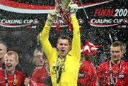 Carling Cup: last year's winners celebrate