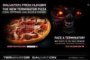 Pizza Hut has teamed with the Terminator franchise to rpomote delivery