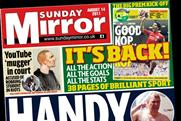Sunday Mirror: continues to benefit from the News of the World's closure
