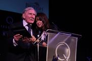 Leslie Philips and Claudia Winkleman at Quintessentially Awards