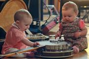 Cow & Gate babies and toddlers display their musical talent in the ad