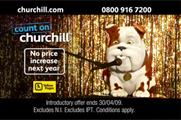 Churchill performs karaoke in the new ad